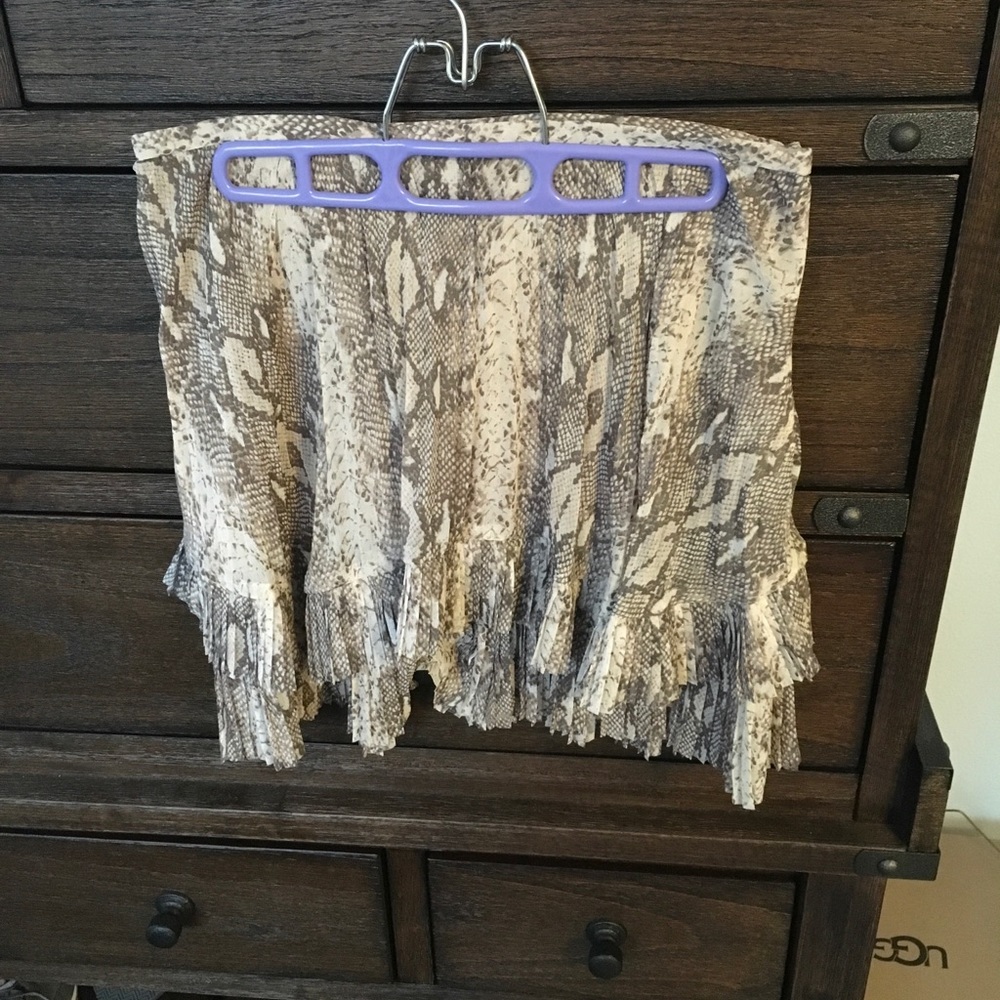 NWOT animal print BR skirt